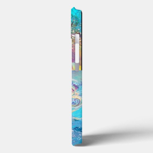 SEEDRAGON PINK LILA GEM STONE MONOGRAM Case-Mate iPhone HÜLLE (Rückseite / Links)