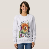 SEEDS OF CHANGE  rote Chow-Chow-Hündin  Sweatshirt (Vorne ganz)