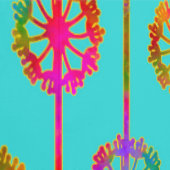 Seedy Elegance - Türkis Tapete (Naht)