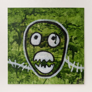 Seedy Pete Skull Odd Whimsical Monster Art Quirky Puzzle