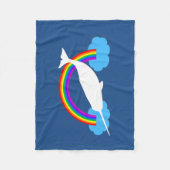 SeeEinhorn Fleecedecke (Vorderseite)