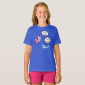 SeeEinhorn trifft das narwhal Land T-Shirt (Vorne ganz)