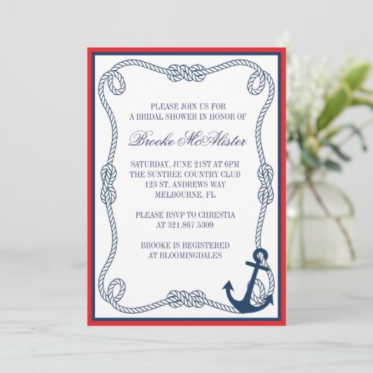 Seeeinladung Einladung (Stehend Vorderseite)