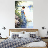 Seeeinsamkeit Leinwanddruck (Insitu (Schlafzimmer))