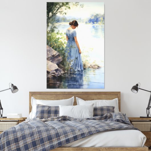 Seeeinsamkeit Leinwanddruck (Insitu (Schlafzimmer))