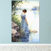 Seeeinsamkeit Leinwanddruck (Insitu (Holzboden))