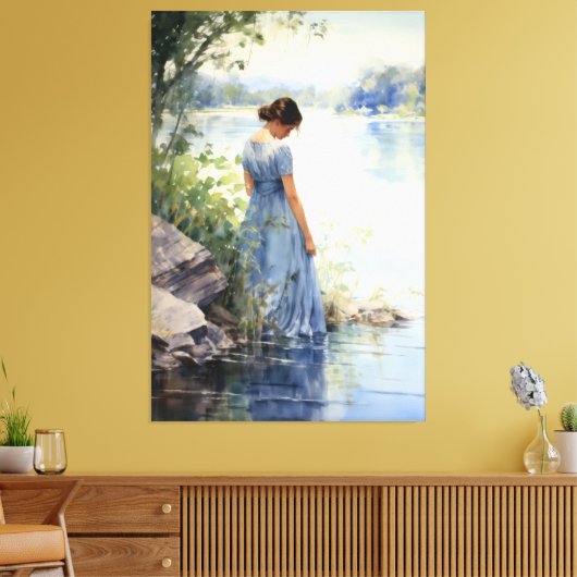 Seeeinsamkeit Leinwanddruck (Insitu (Wohnzimmer))