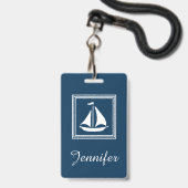 Seeentwurf Ausweis (Vorderseite mit Lanyard)