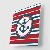 Seeentwurf Quadratische Wanduhr (Winkel)