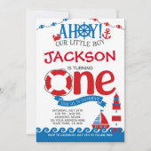 Seeerster Geburtstag Einladung (Vorderseite)