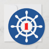 Seeerstes Geburtstags-Party Einladung (Rückseite)