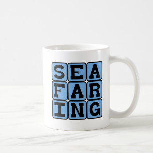 Seefahrend, aquatische Lebensweise Kaffeetasse