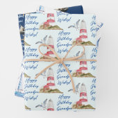 Seefahrer-Thema Opa, Papa Geschenkpapier Set (Beispiel)