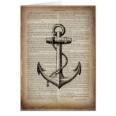 Seefahrer Vintager nautischer Anker (Vorne)