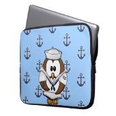 Seefahrereule Laptopschutzhülle (Vorderseite Links)