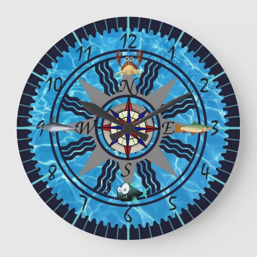 Seefahrermauer Große Wanduhr (Vorderseite)