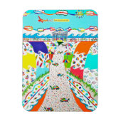 Seefahrerpromenade 3 x 4 Flexible Magnet (Vertikal)