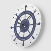 Seefahrerrad Große Wanduhr (Winkel)