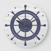 Seefahrerrad Große Wanduhr (Vorderseite)