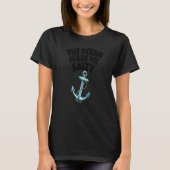 Seefahrt Made Me Boat Women Anchor Cruise T-Shirt (Vorderseite)