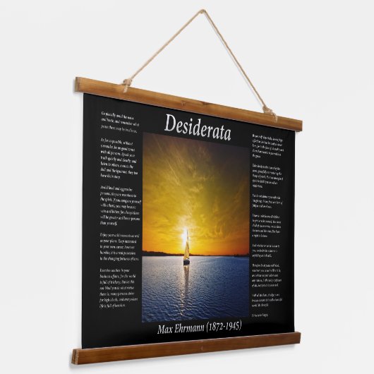 Seefahrt über das Meer Wandteppich Mit Holzrahmen (Gewinkelt)