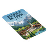 Seefeld in Tirol Österreich Magnet (Rechte Seite)