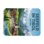 Seefeld in Tirol Österreich Magnet (Horizontal)