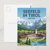 Seefeld in Tirol Österreich Postkarte (Vorne/Hinten)