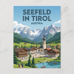 Seefeld in Tirol Österreich Postkarte
