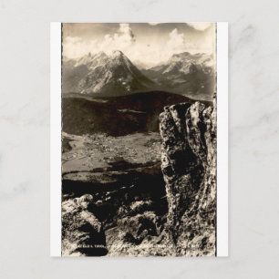 Seefeld Tirol Vintage Alpen Bergblick Postkarte