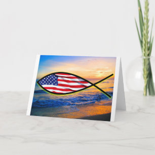 Seefisch Feiertagskarte