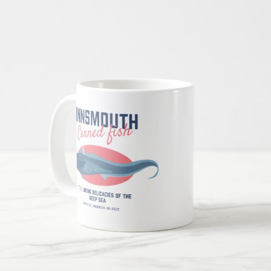 Seefisch Lovecraftian Kaffeetasse (Vorderseite Links)