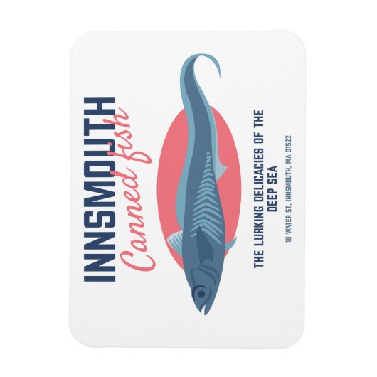 Seefisch Lovecraftian Magnet (Vertikal)