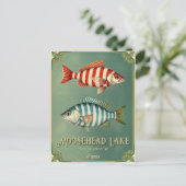 Seefisch Moosehead Lake Maine Postcard Postkarte (Stehend Vorderseite)