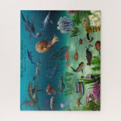 Seefisch-Puzzle Unterwasser-Leben für Jungen Puzzle (Vertikal)