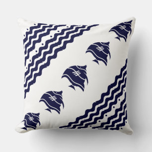 Seefische an der weißen Küste von PILLOW Kissen