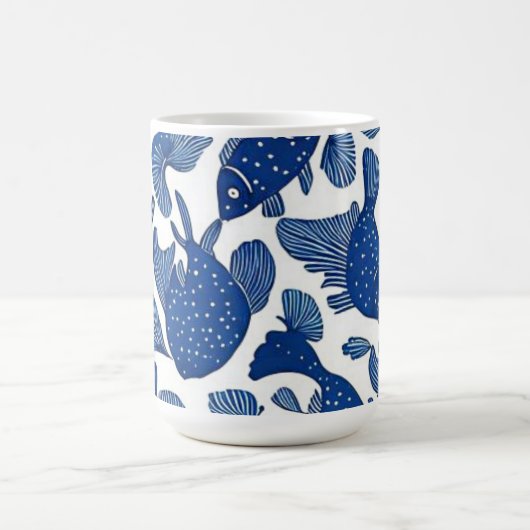 Seefische Kaffeetasse (Mittel)
