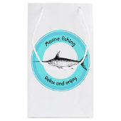 Seefischen Entspannen und genießen Kleine Geschenktüte (Rückseite)