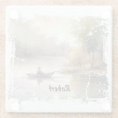 Seefischerei Glasuntersetzer (Rückseite)