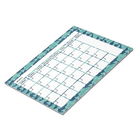 Seefischkalender Notepad Notizblock (angewinkelt)