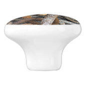 SEEFISCHKETTE UND ROPE KERAMIKKNAUF (Seitenansicht)