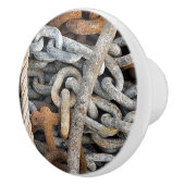 SEEFISCHKETTE UND ROPE KERAMIKKNAUF (Rechts)