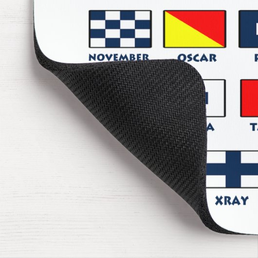 Seeflagge signalisiert Mousepad (Ecke)