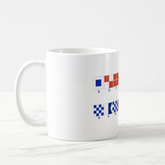 Seeflagge Surfside Nantucket Tasse (Links)