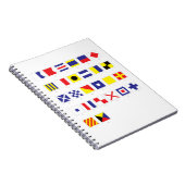 Seeflaggen-Diagramm Notizblock (Rechte Seite)