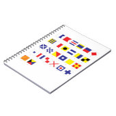 Seeflaggen-Diagramm Notizblock (Linke Seite)