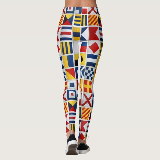 Seeflaggen Leggings (Rückseite)