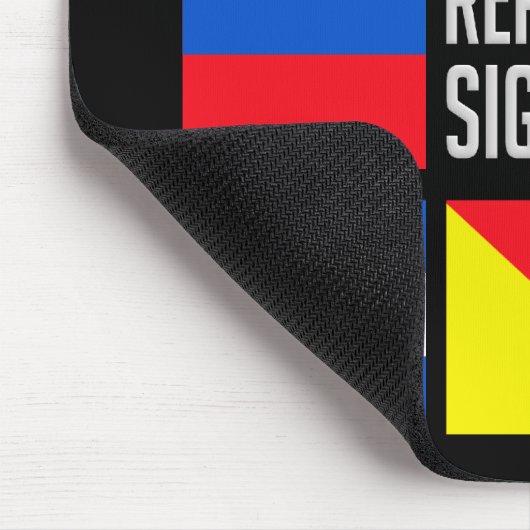 Seeflaggen-Mousepad Mousepad (Ecke)