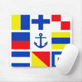 Seeflaggen-Mousepad Mousepad (Mit Mouse)
