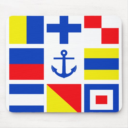 Seeflaggen-Mousepad Mousepad (Vorne)